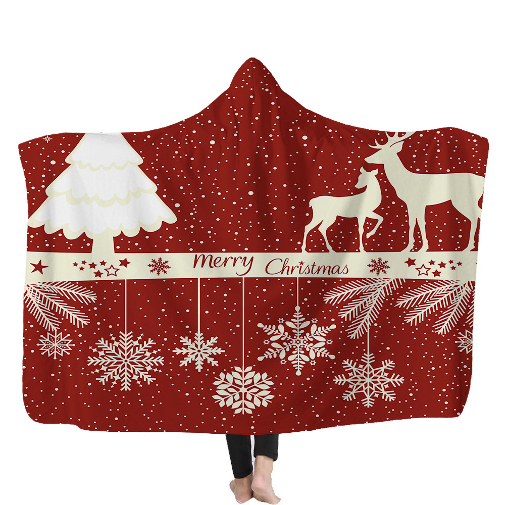 Comfort Luxury Velvet Super Soft Christmas Prints Fleece Blanket - color8