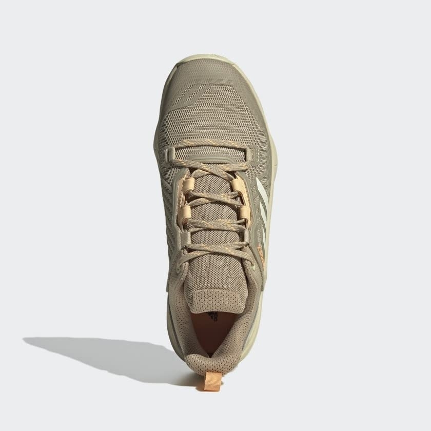 Adidas Women's Terrex Swift R3 Hiking Shoe - BEIGE TONE/WONDER WHITE/PULSE AMBER, 7.5