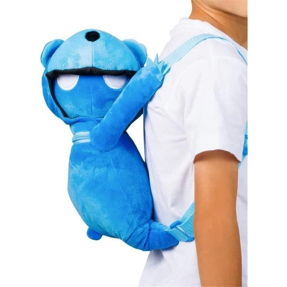 Gang Beasts Blue Bear Plush Backpack School Bag Video Game Character PMI International