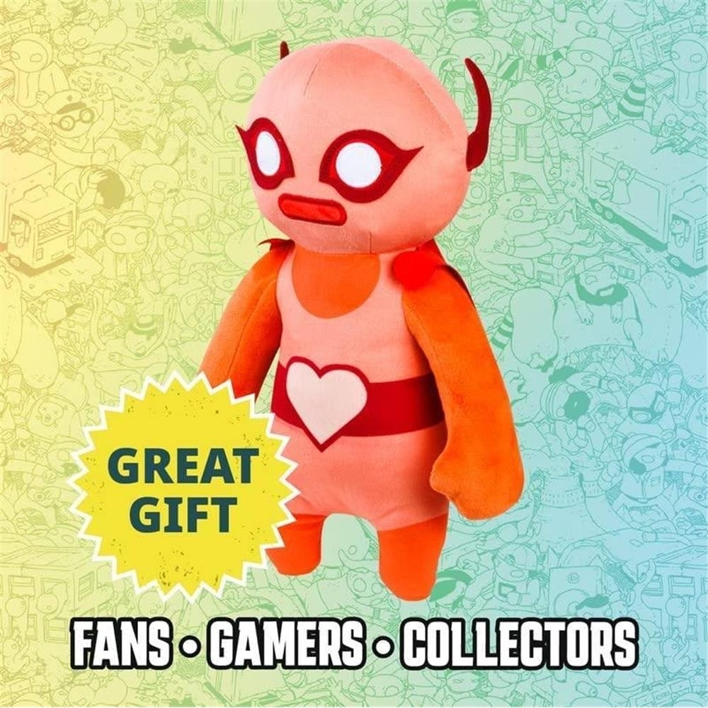 Gang Beasts Red Wrestler Plush 12 Video Game Character Doll Figure PMI International