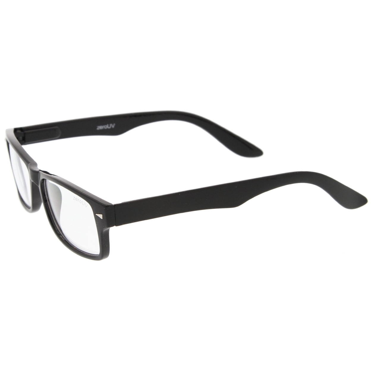 Casual Horn Rimmed Clear Lens Rectangular Glasses 51mm - 2-Pack , Black/Tortoise