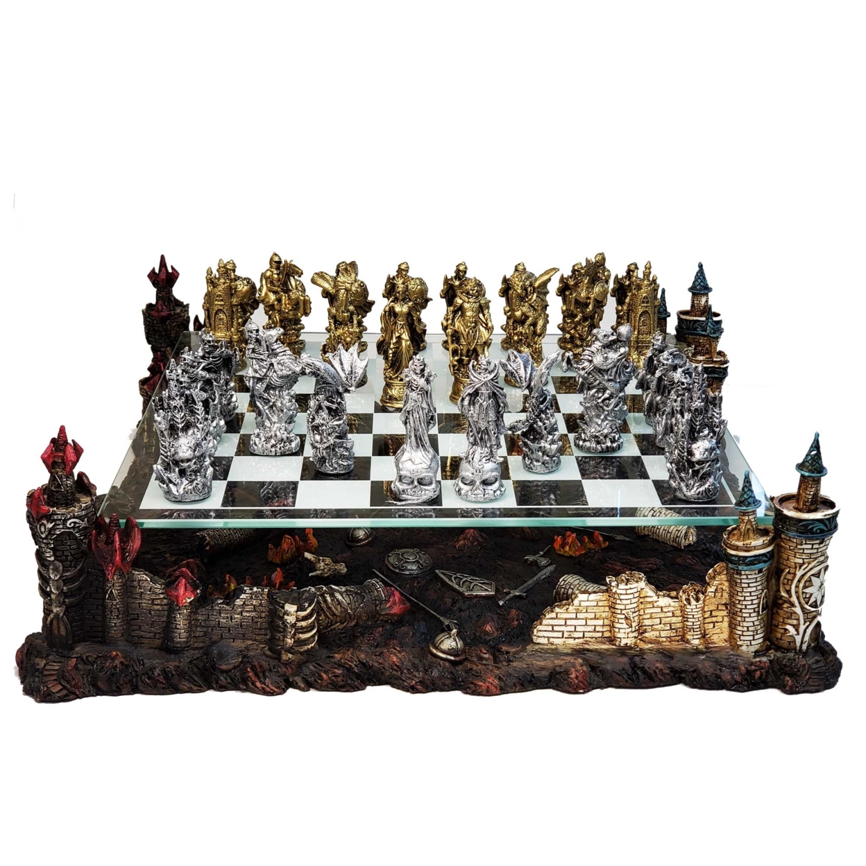 Metal Collectible Chess Set - FANTASY