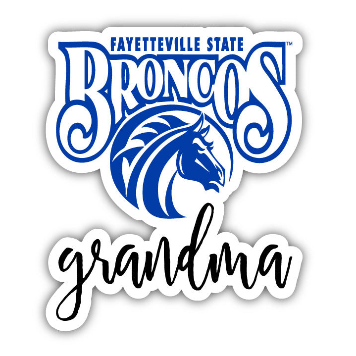 Fayetteville State University 4 Inch Proud Grand Mom Die Cut Decal