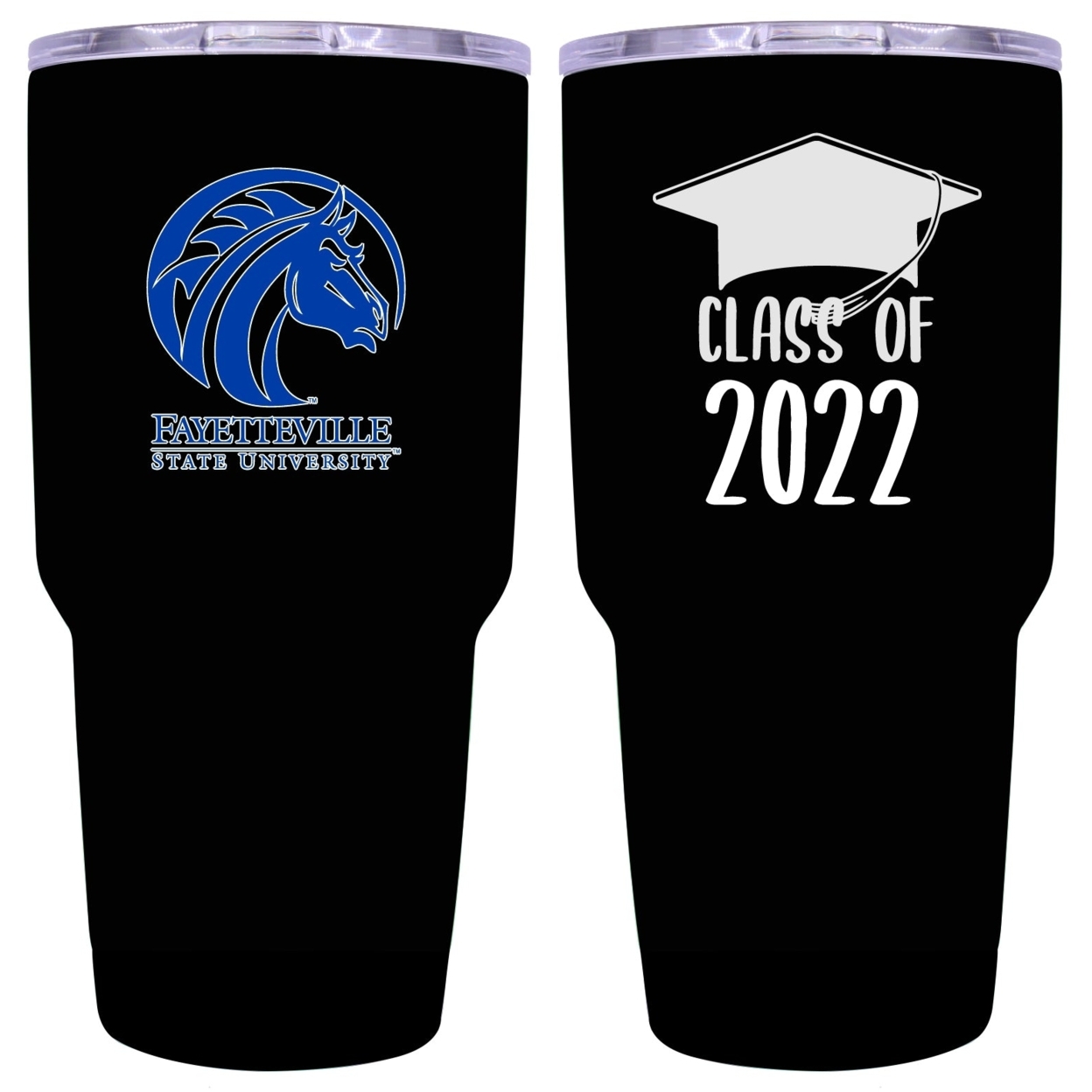Fayettville State University 24 OZ Insulated Stainless Steel Tumbler Black