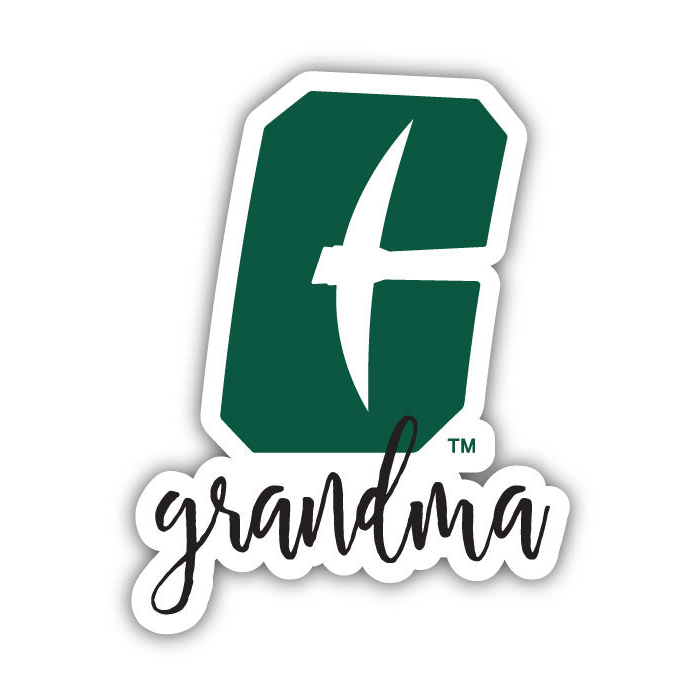 North Carolina Charlotte Forty-Niners 4 Inch Proud Grand Mom Die Cut Decal