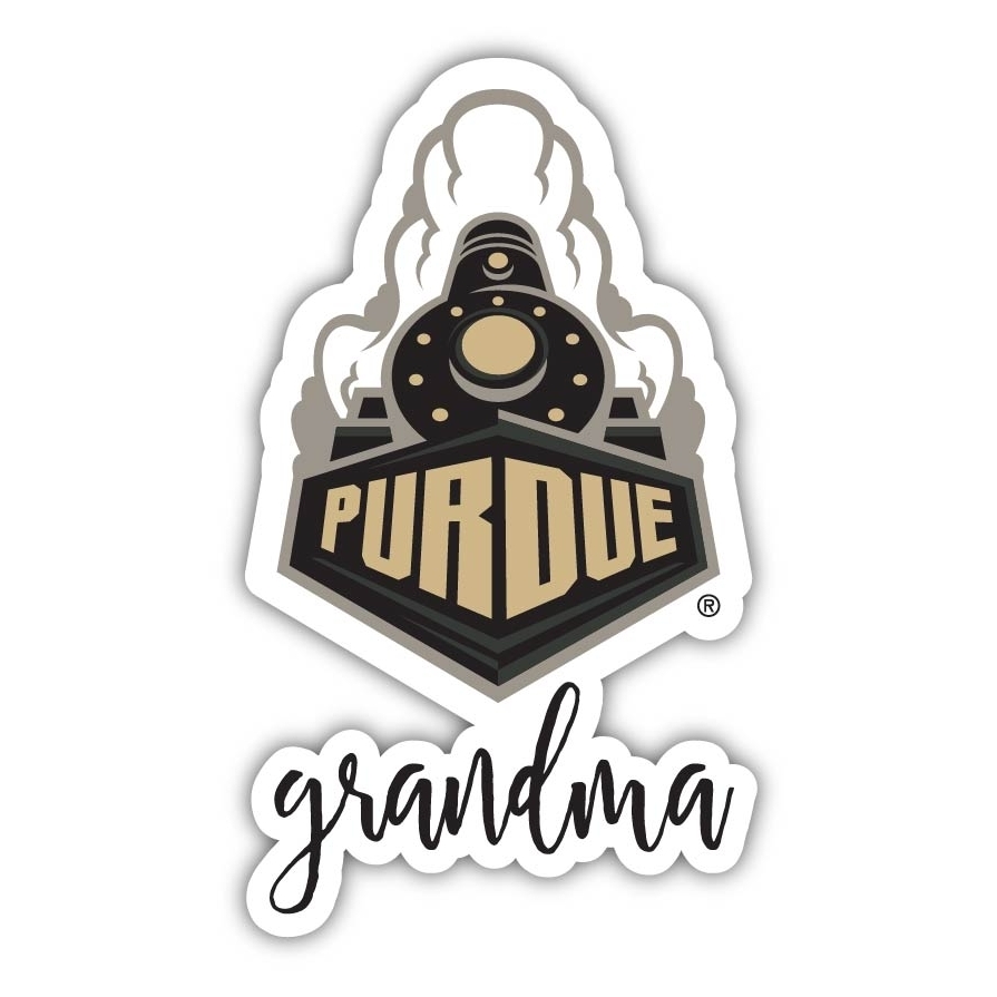 Purdue Boilermakers 4 Inch Proud Grand Mom Die Cut Decal