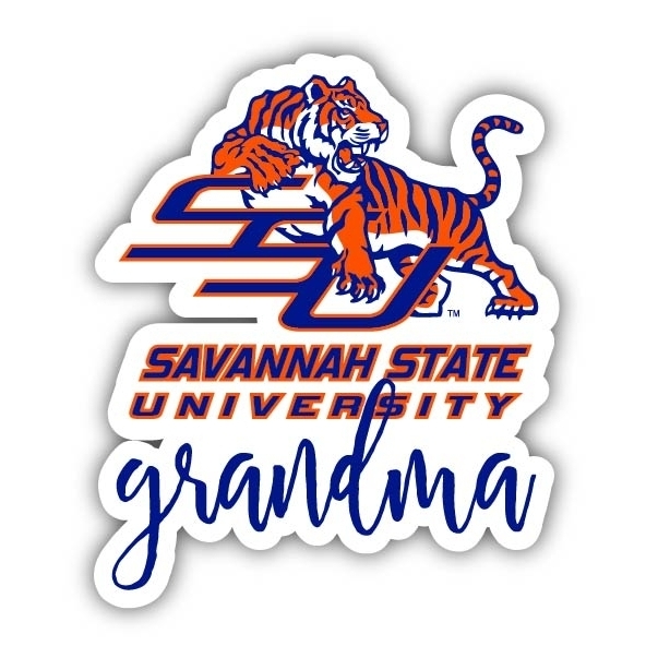 Savannah State University 4 Inch Proud Grand Mom Die Cut Decal