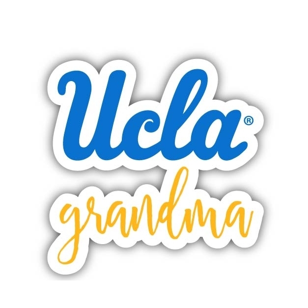 UCLA Bruins 4 Inch Proud Grand Mom Die Cut Decal