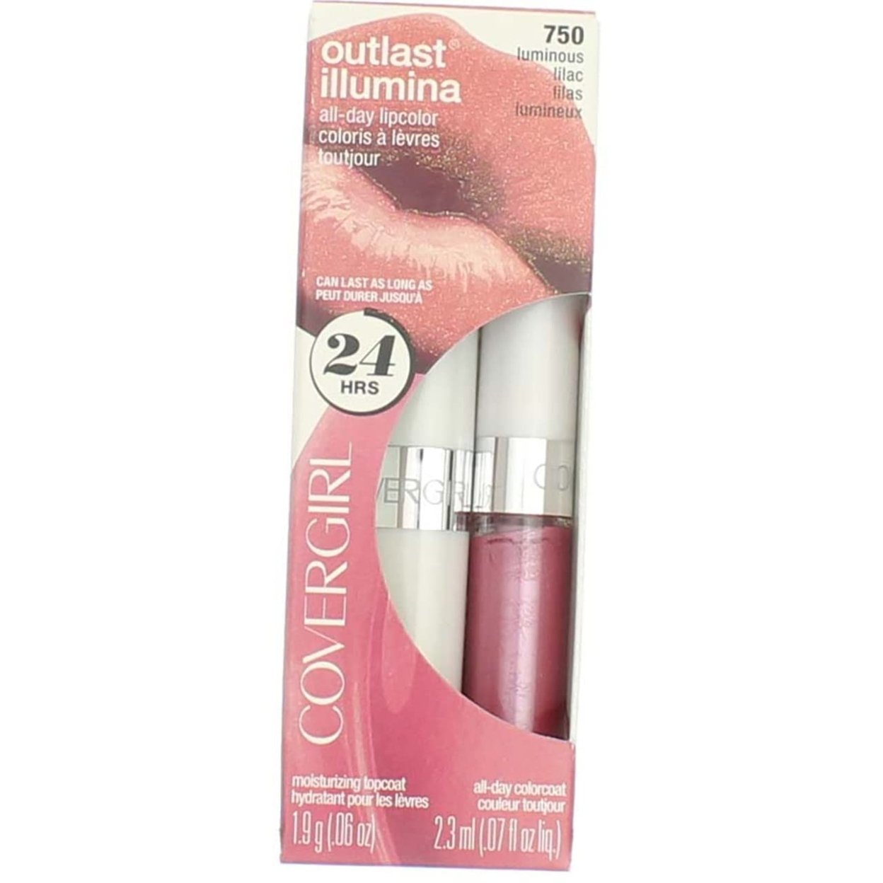 CoverGirl Outlast All Day Lipcolor, Luminous Lilac [750] 1 Ea
