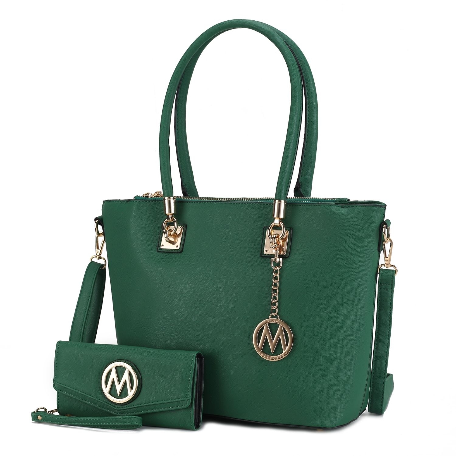 MKF Collection Vanessa Tote & Wallet Set By Mia K. - Green