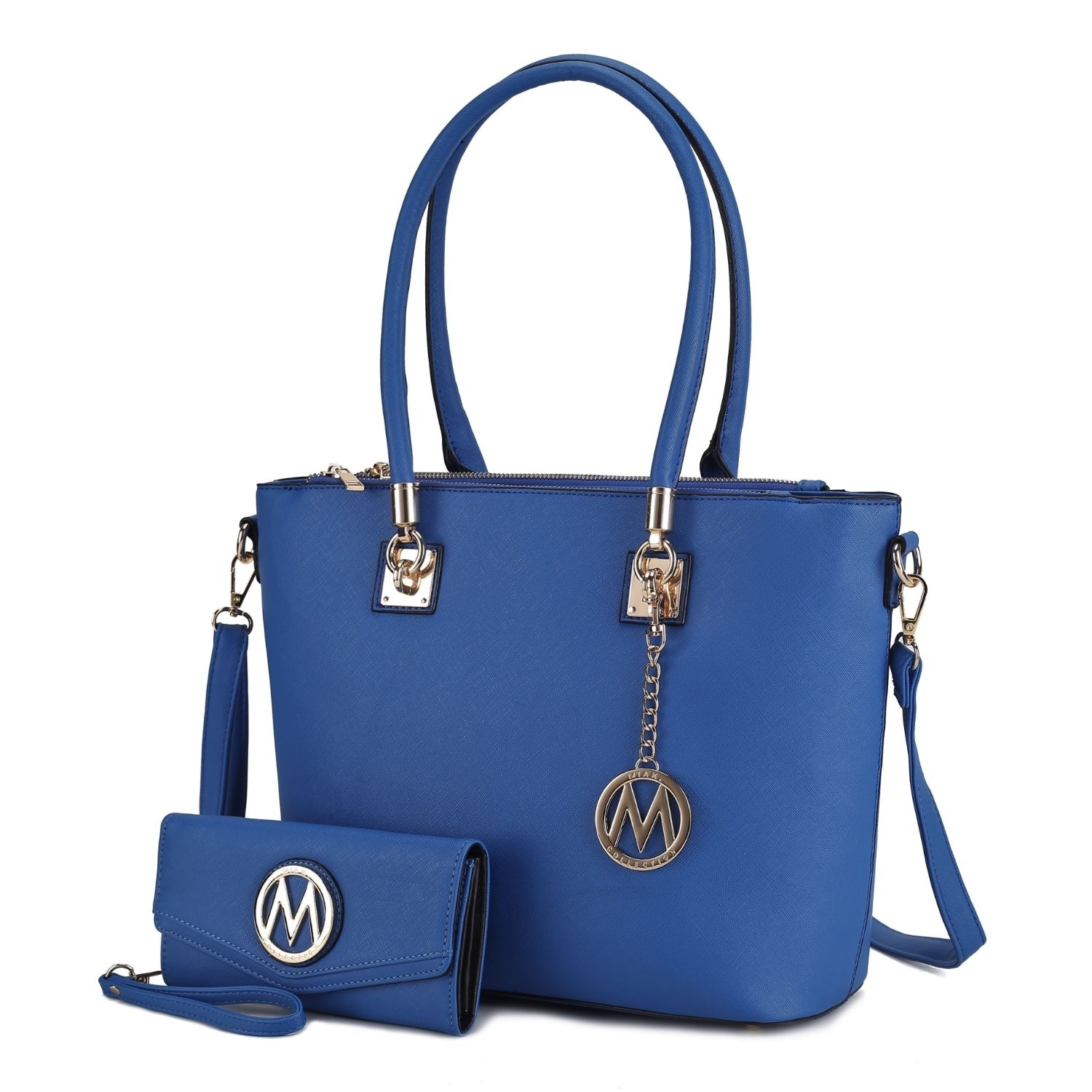 MKF Collection Vanessa Tote & Wallet Set By Mia K. - Royal Blue
