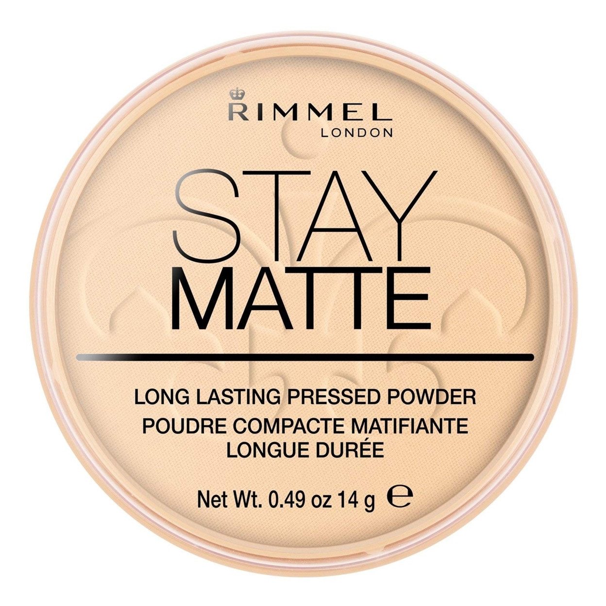 Rimmel Stay Matte Pressed Powder Transparent, 0.49 Ounces