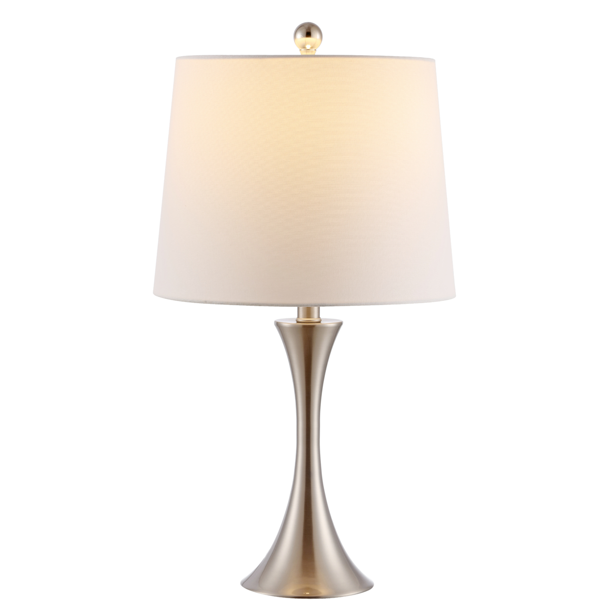 SAFAVIEH Benita 24.5 Table Lamp , Nickle ,