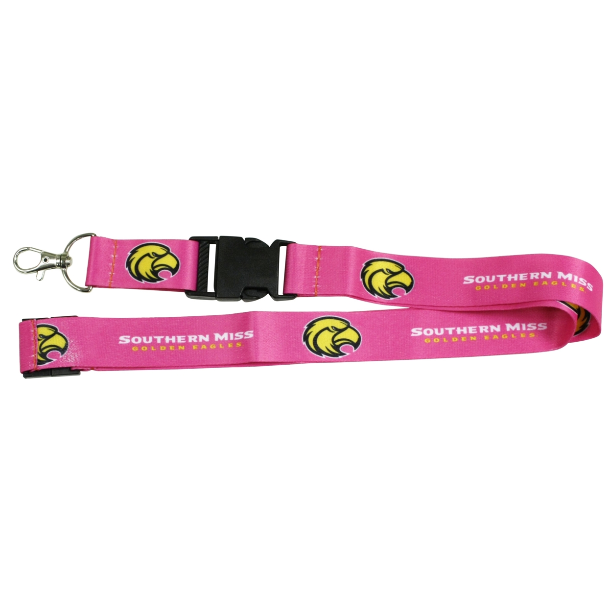 Southern Miss Golden Eagles Pink Lanyard