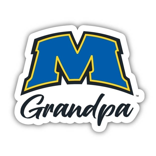 Morehead State University 4 Inch Proud Grandpa Die Cut Decal