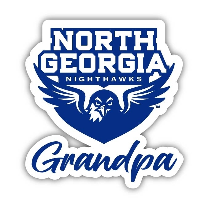 North Georgia Nighhawks 4 Inch Proud Grandpa Die Cut Decal