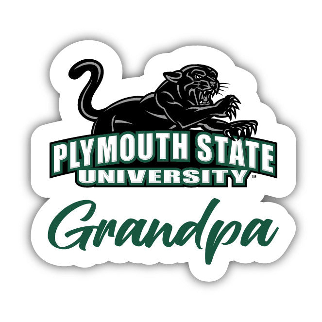 Plymouth State University 4 Inch Proud Grandpa Die Cut Decal