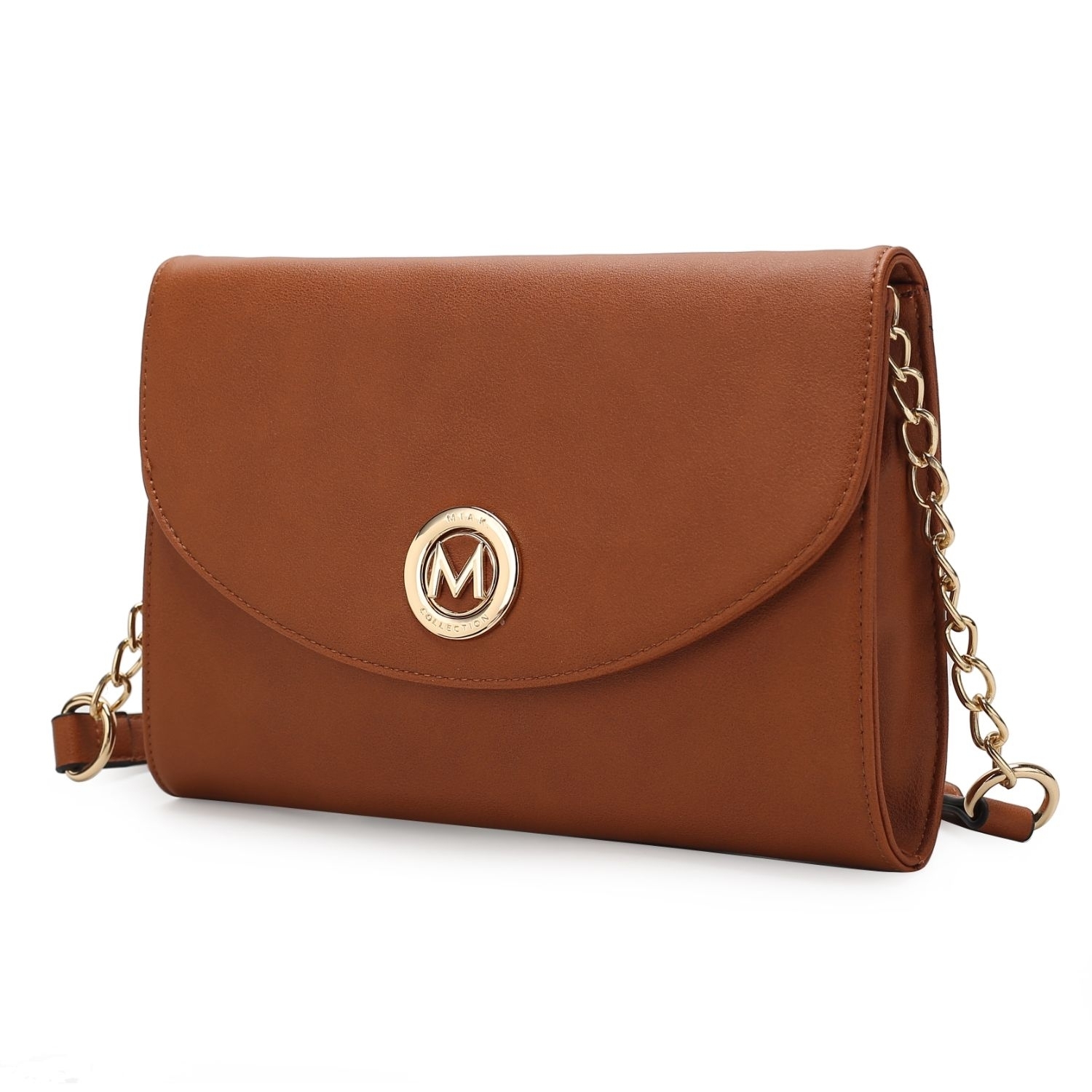 MKF Collection Andra Vegan Leather Women's Crossbody Bag By Mia K - Brown