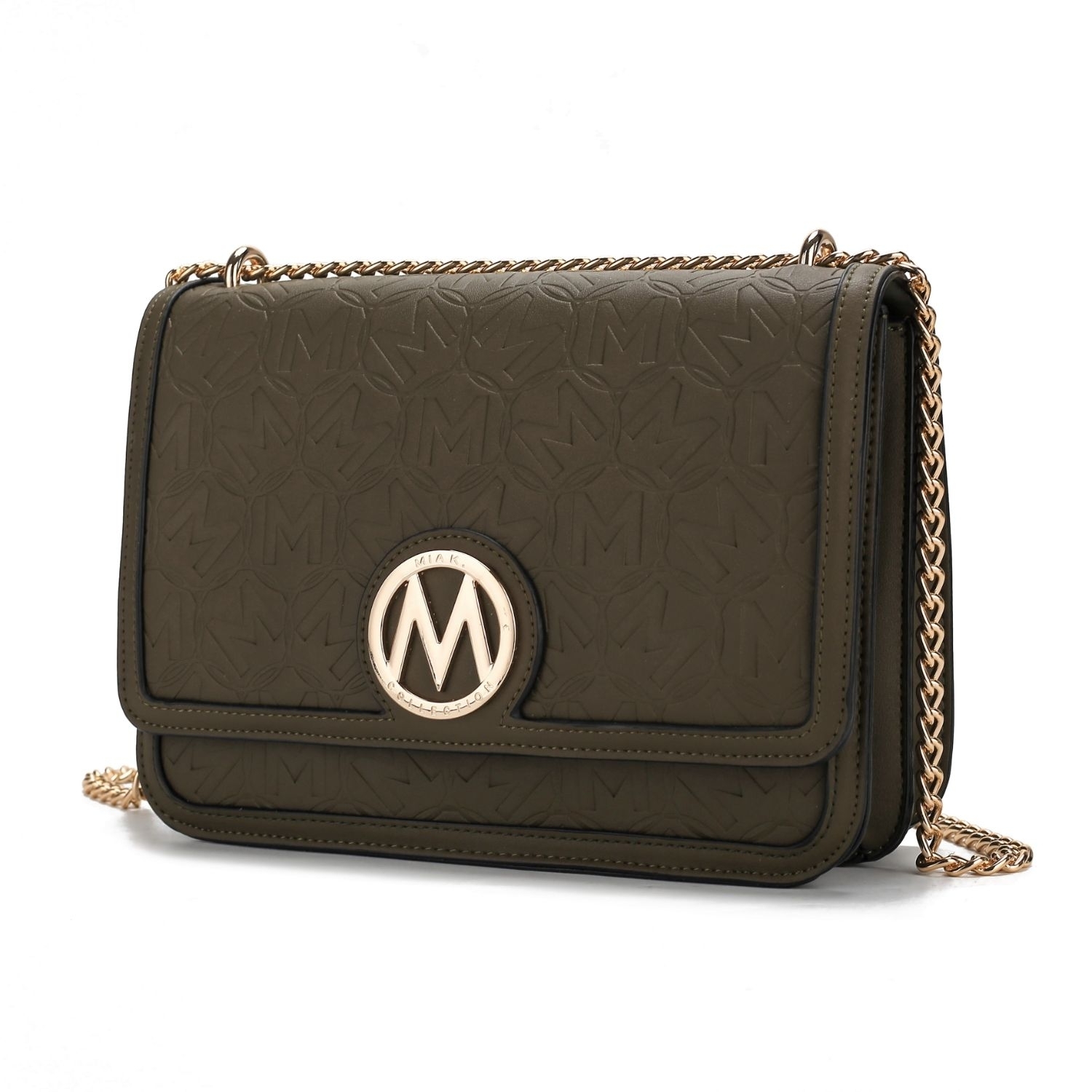 MKF Collection Amiyah Vegan Leather Women's Shoulder Bag By Mia K - Olive