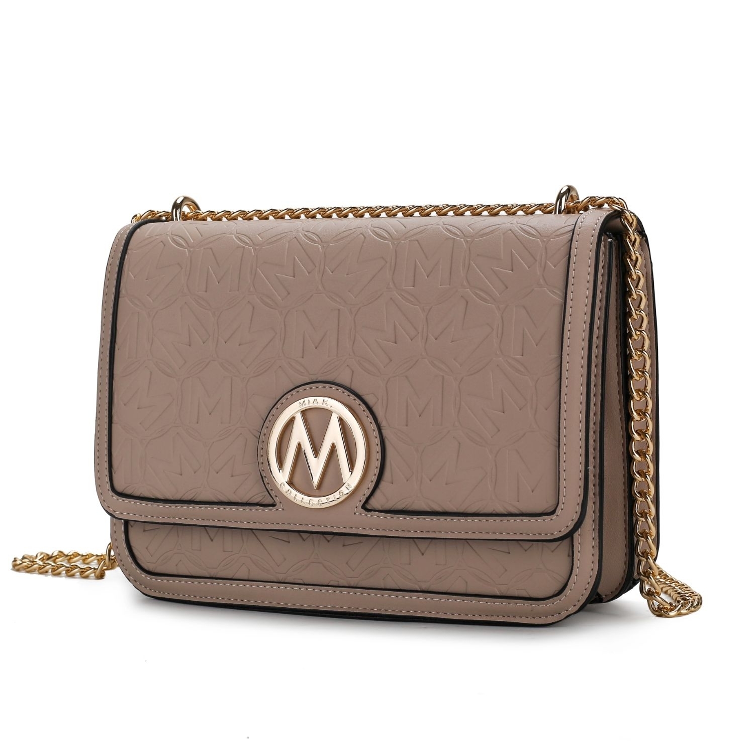 MKF Collection Amiyah Vegan Leather Women's Shoulder Bag By Mia K - Taupe
