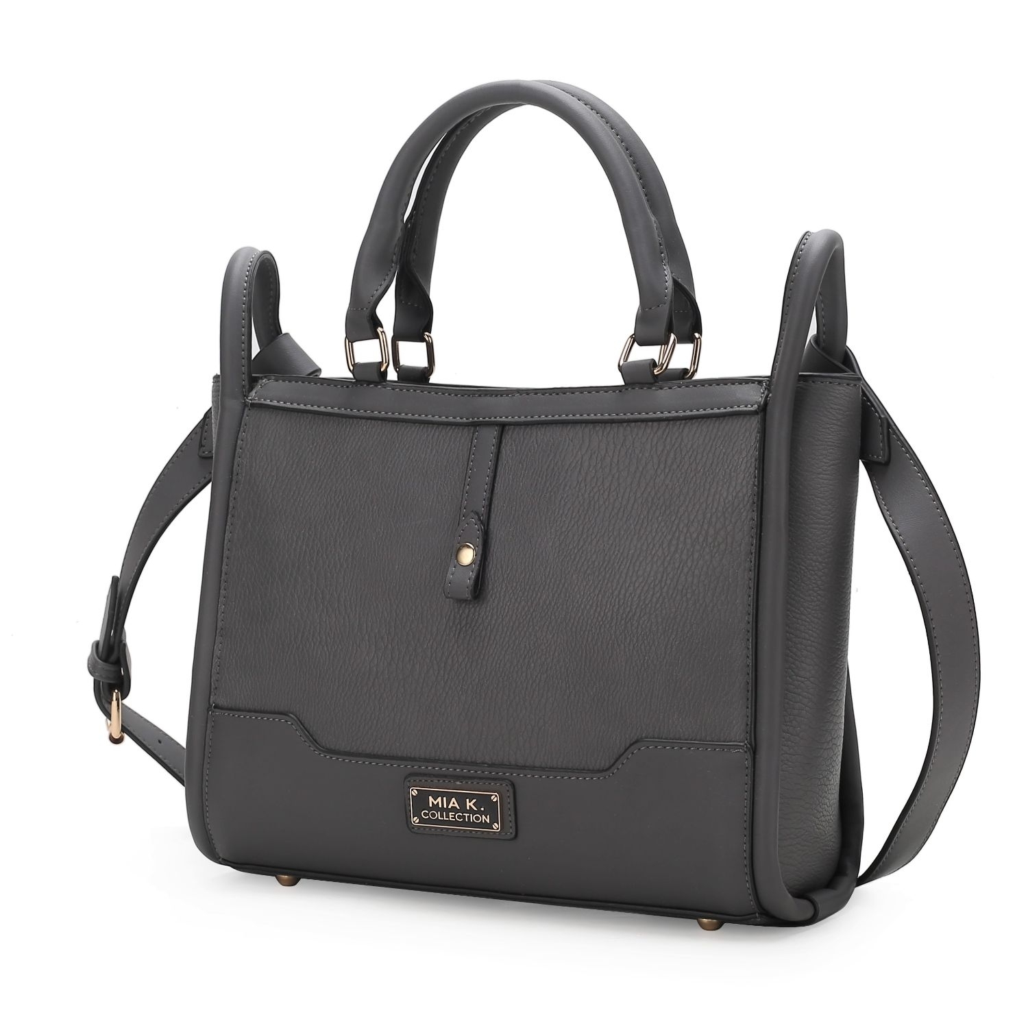 MKF Collection Melody Vegan Leather Tote By Mia K - Charcoal