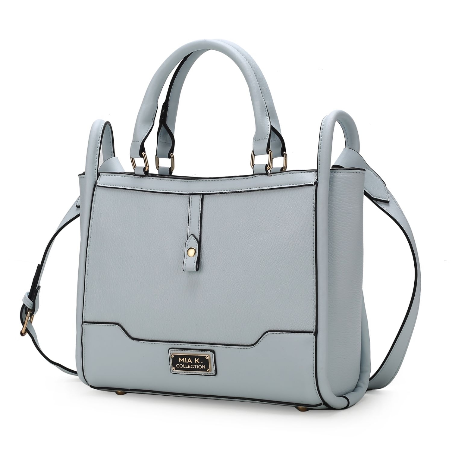 MKF Collection Melody Vegan Leather Tote By Mia K - Light Blue