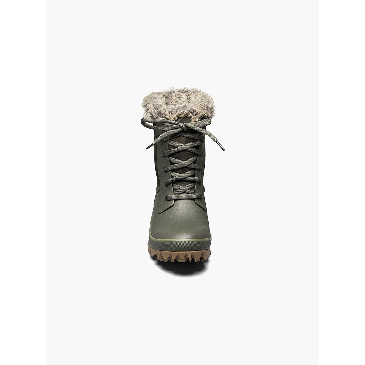 BOGS Women's Arcata Tontal Camo Waterproof Lace Up Snow Boots Dark Green - 72693-301 - Dark Green, 7