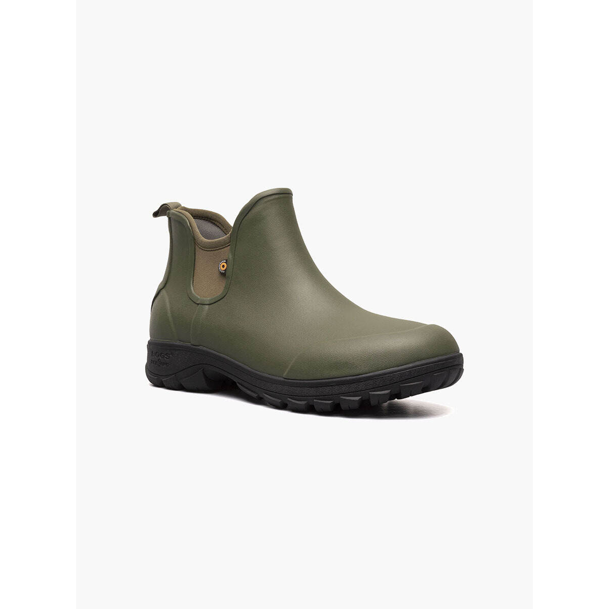 BOGS Men's Sauvie Slip On Insulated Waterproof Rain Boot Olive Multi - 72208-302 - OLIVE MLTI, 14