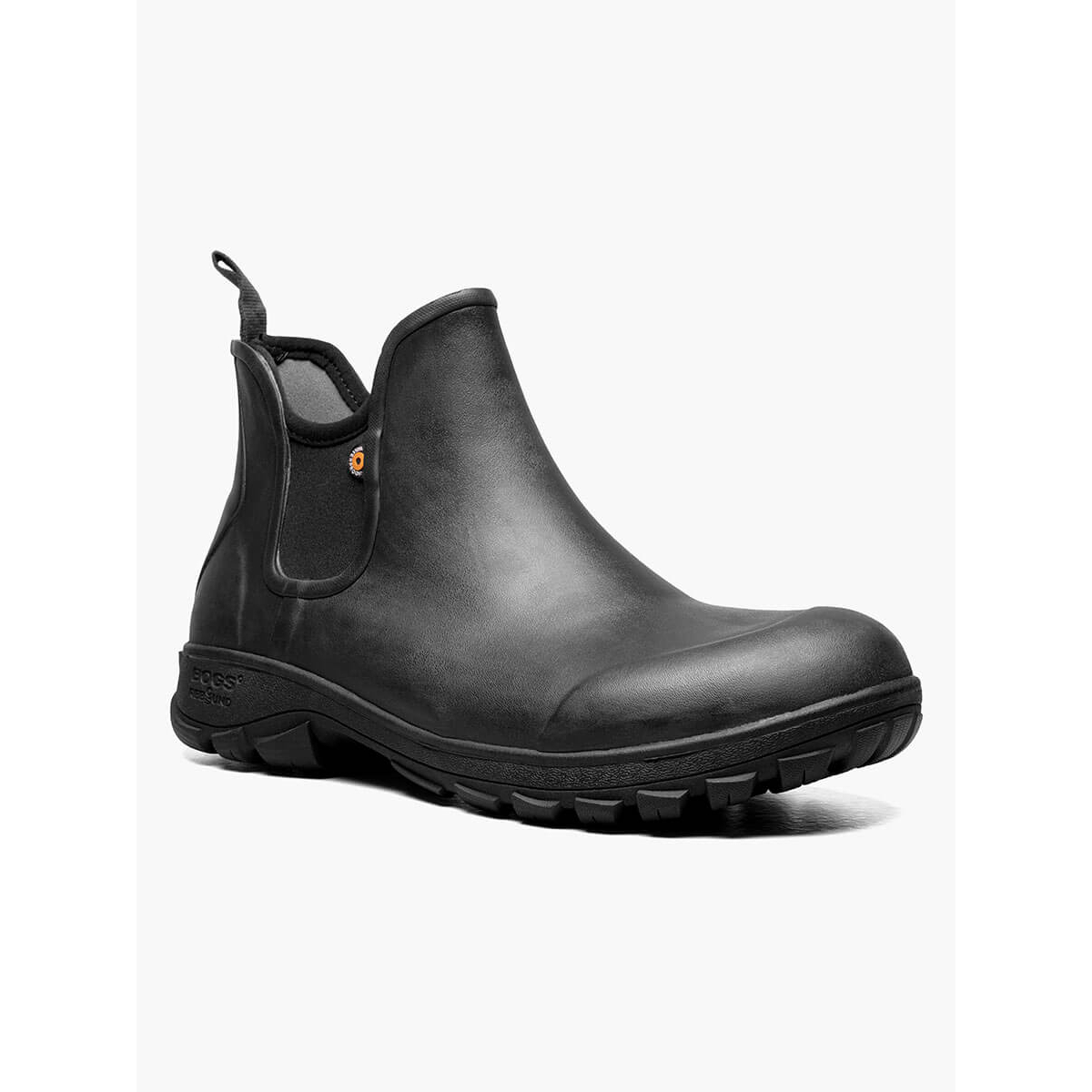 BOGS Men's Sauvie Slip On Insulated Waterproof Rain Boot Black - 72208-001 - BLACK, 8-M