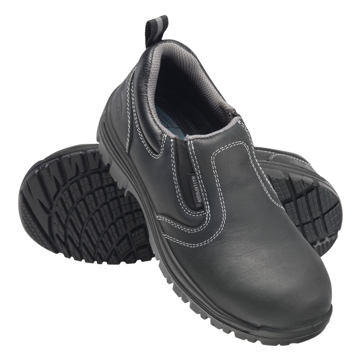 FSI FOOTWEAR SPECIALTIES INTERNATIONAL NAUTILUS Avenger Women's Foreman Slip-On Composite Toe PR Work Shoes Black - A7169 - BLACK, 8.5-M