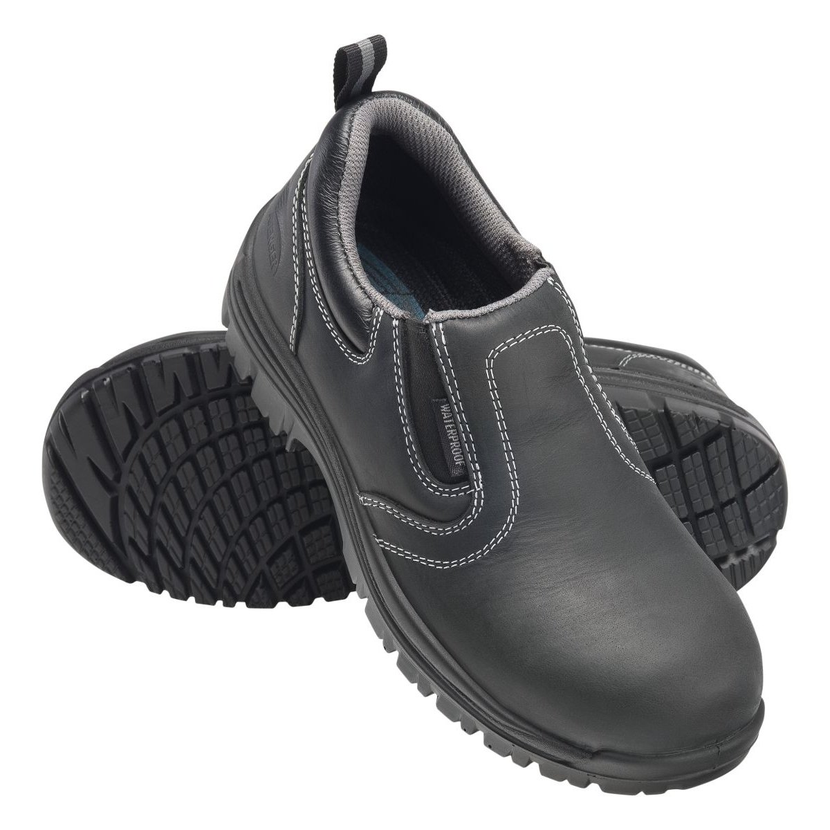 FSI FOOTWEAR SPECIALTIES INTERNATIONAL NAUTILUS Avenger Women's Foreman Slip-On Composite Toe PR Work Shoes Black - A7169 - BLACK, 7-W