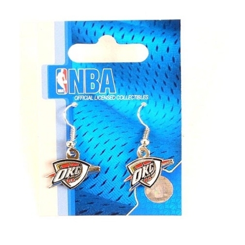 Oklahoma City Thunder NBA Sophie Style Dangle Earrings