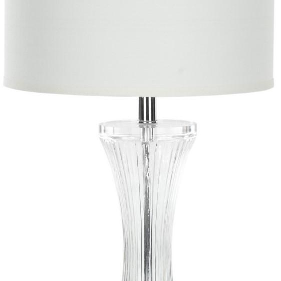 SAFAVIEH Zelda Glass Lamp , Clear ,