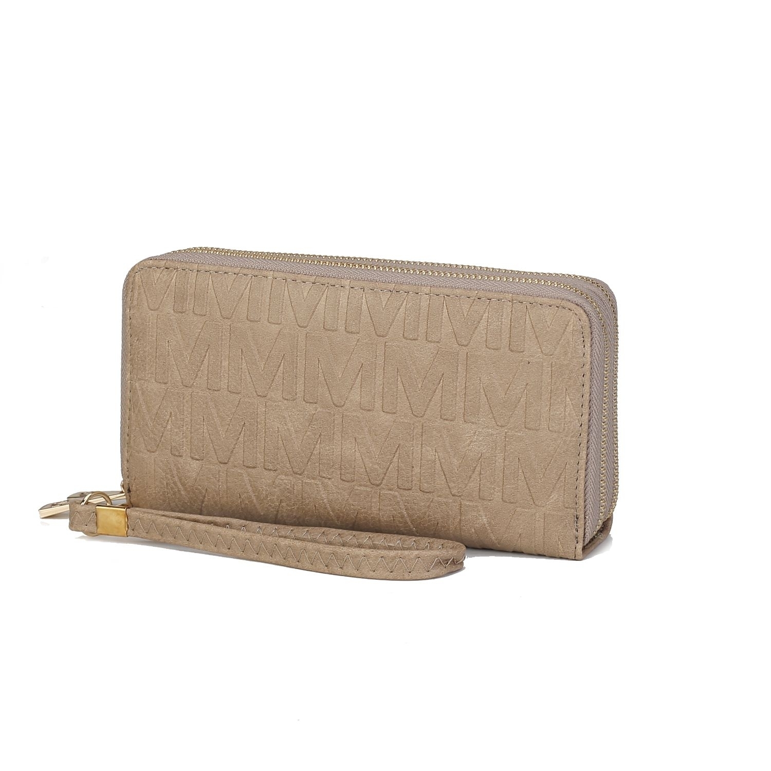 MKF Collection Aurora M Signature Wallet By Mia K. - Taupe