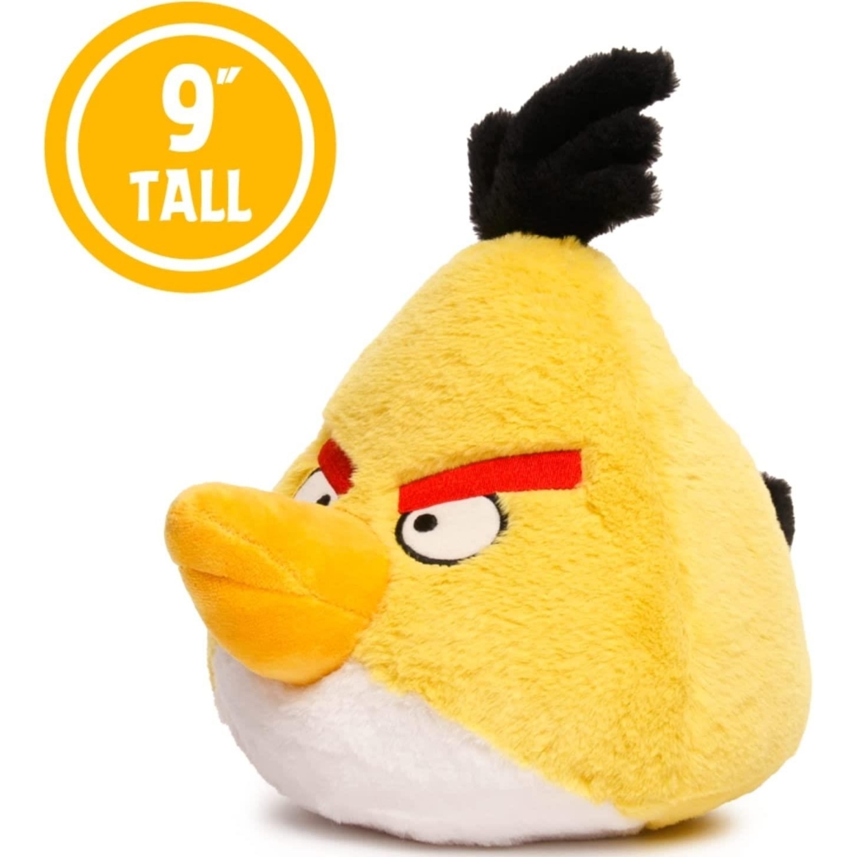 Angry Birds Chuck Charles Yellow Bird Canary 9 Stuffed Plush Soft Doll Mighty Mojo