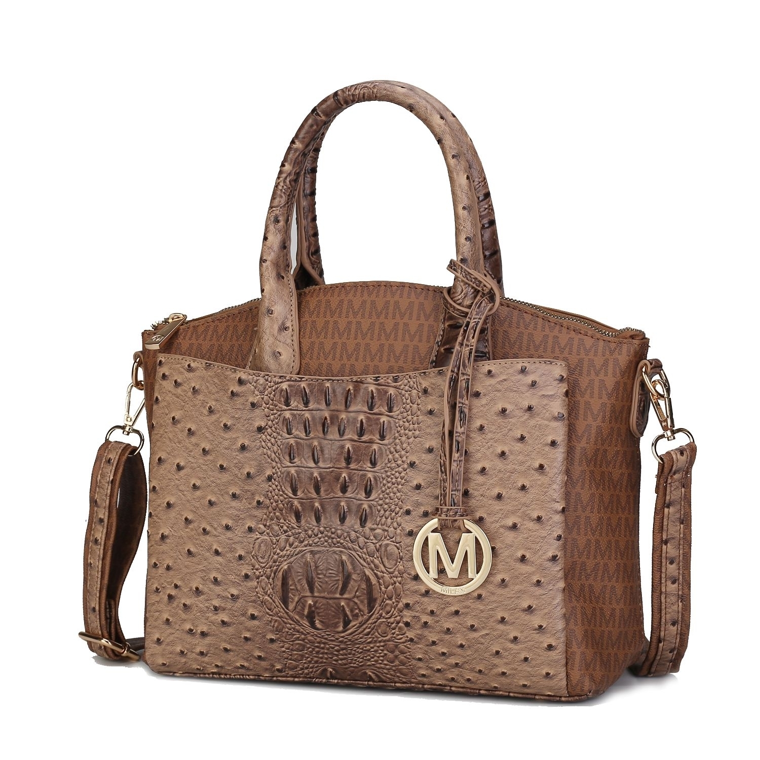 MKF Collection Collins Vegan Leather Women's Tote Bag By Mia K - Tan