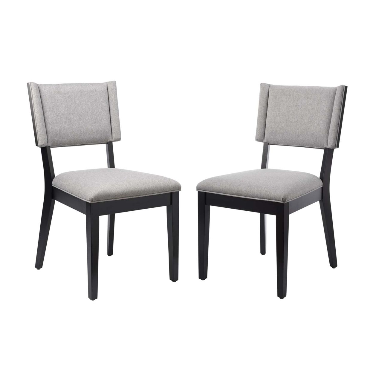 Esquire Dining Chairs - Set Of 2, Light Gray
