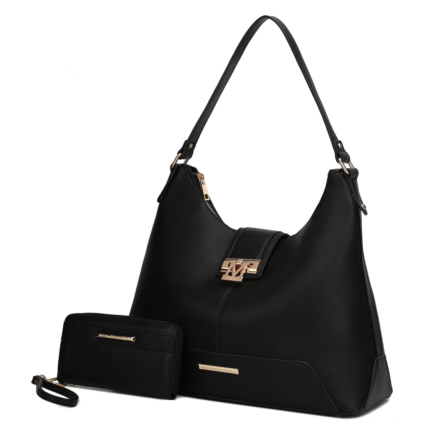 MKF Collection Graciela Hobo Handbag By Mia K. - Black