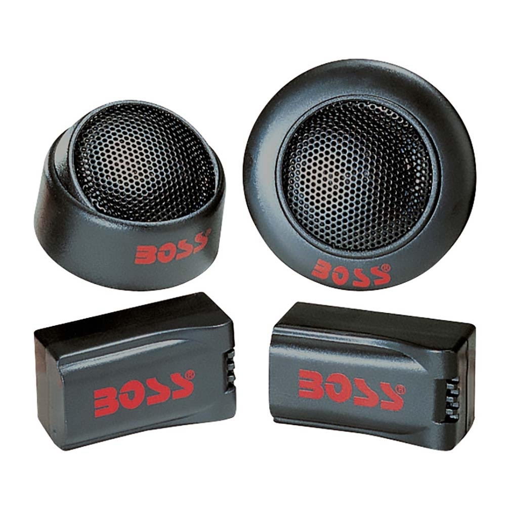 Boss Audio TW15B *TW15* 250W Micro-Dome Tweeter W/X-Over(Pair)