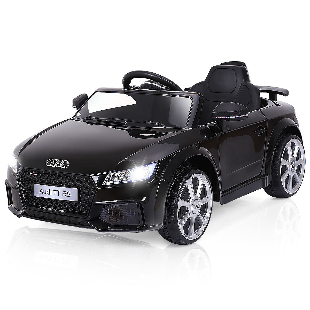 12V Audi TT RS Electric Kids Ride On Car Licensed Remote Control MP3 - White