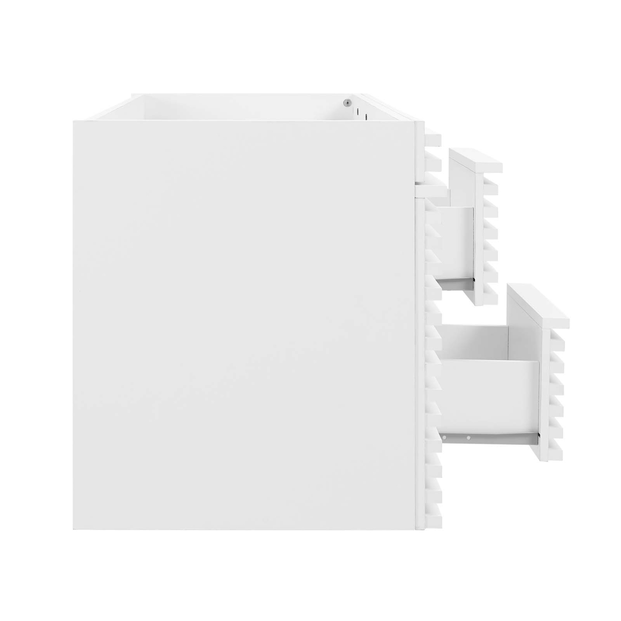 Render 48 Wall-Mount Bathroom Vanity Cabinet, White