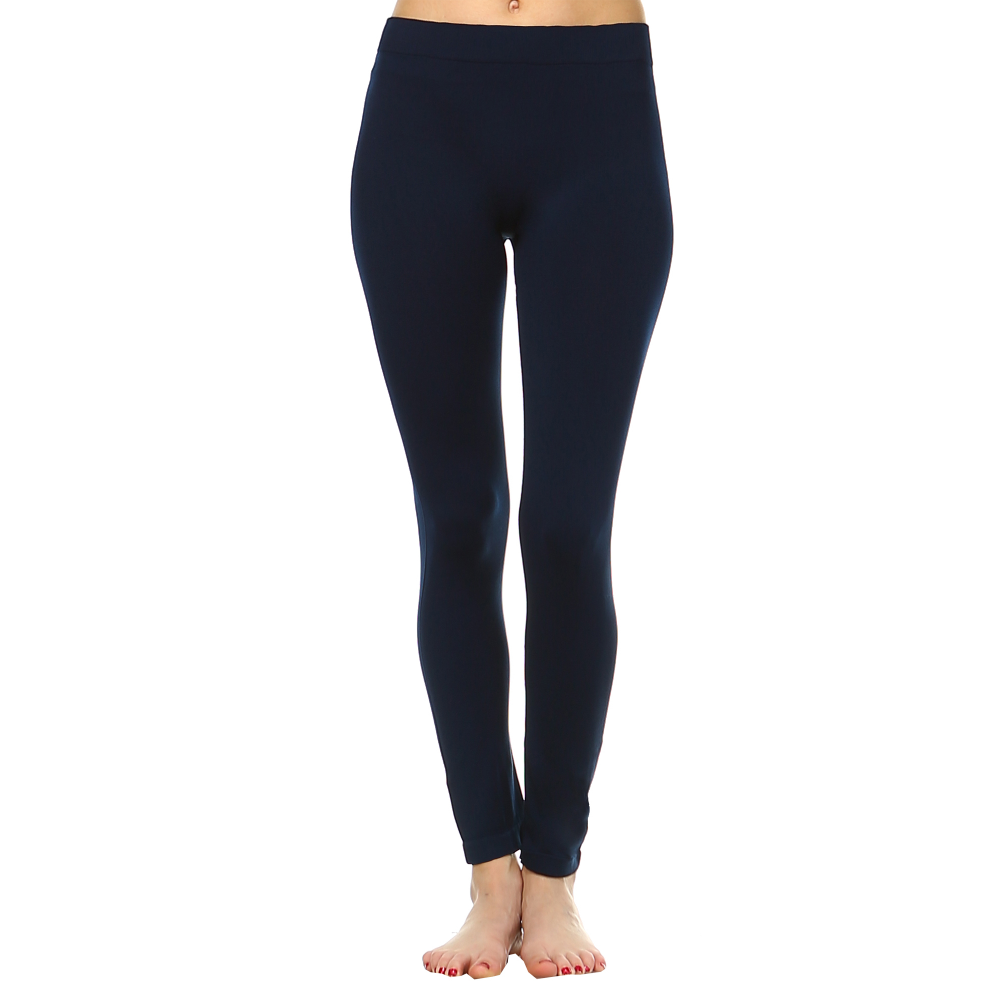 White Mark Women's Stretch Leggings - Charcoal, One Size