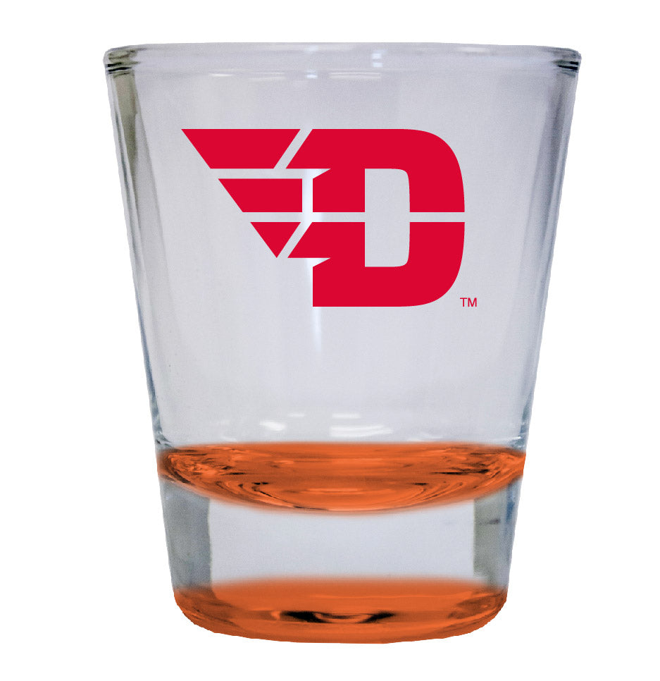 Dayton Flyers 2 Ounce Color Etched Shot Glasses