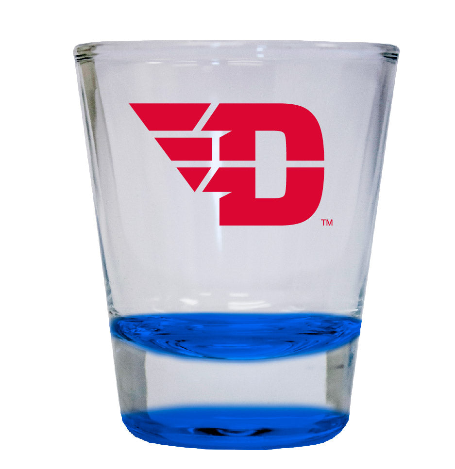 Dayton Flyers 2 Ounce Color Etched Shot Glasses