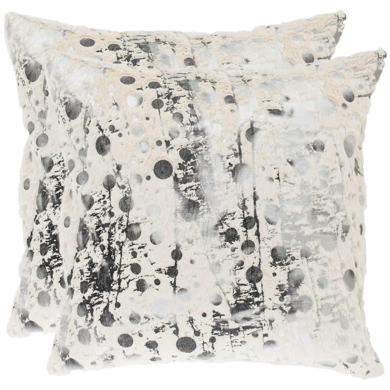 SAFAVIEH Nars Pillow Set Of 2 White PIL154A-1220-SET2