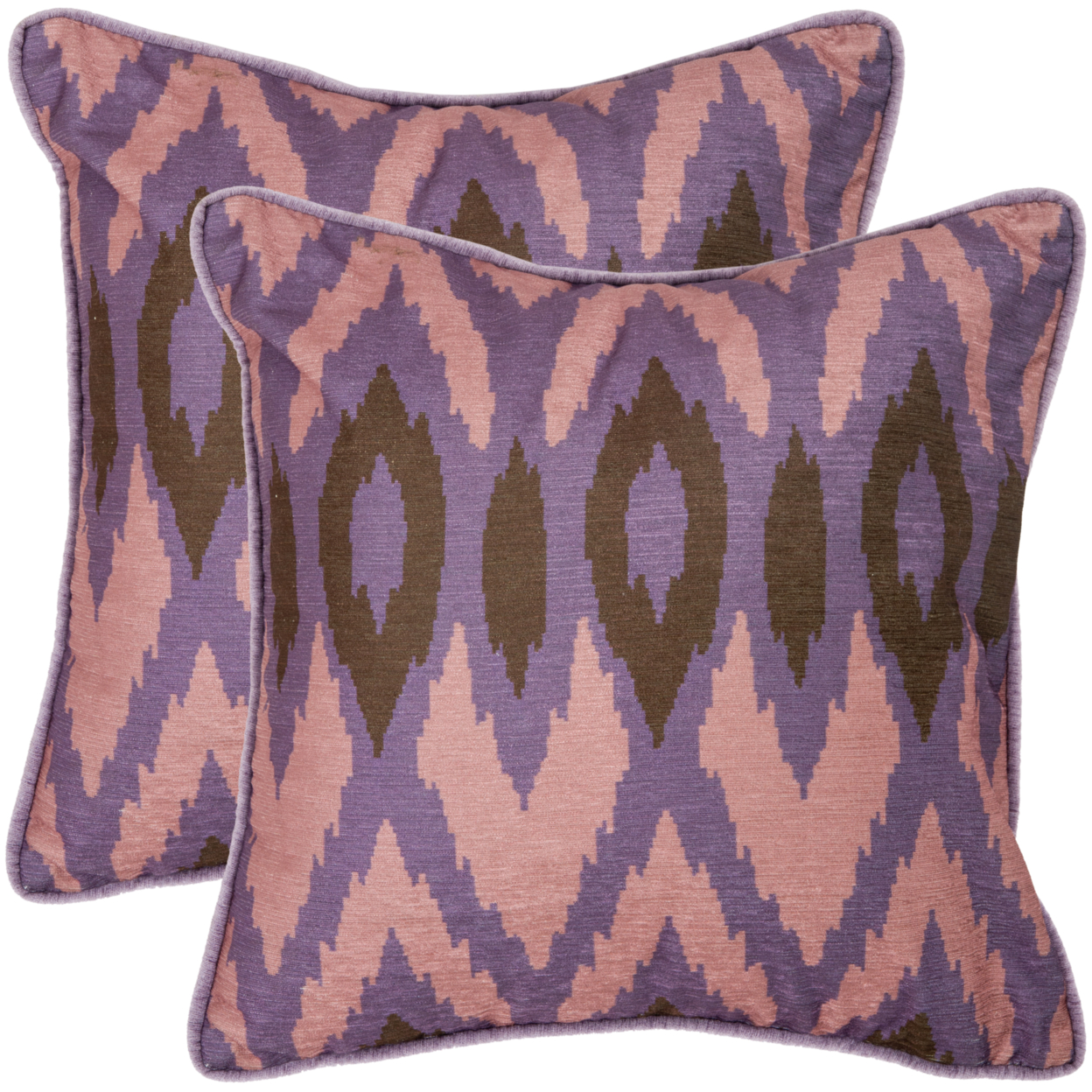 SAFAVIEH Easton Pillow Set Of 2 Lavender PIL158A-2222-SET2