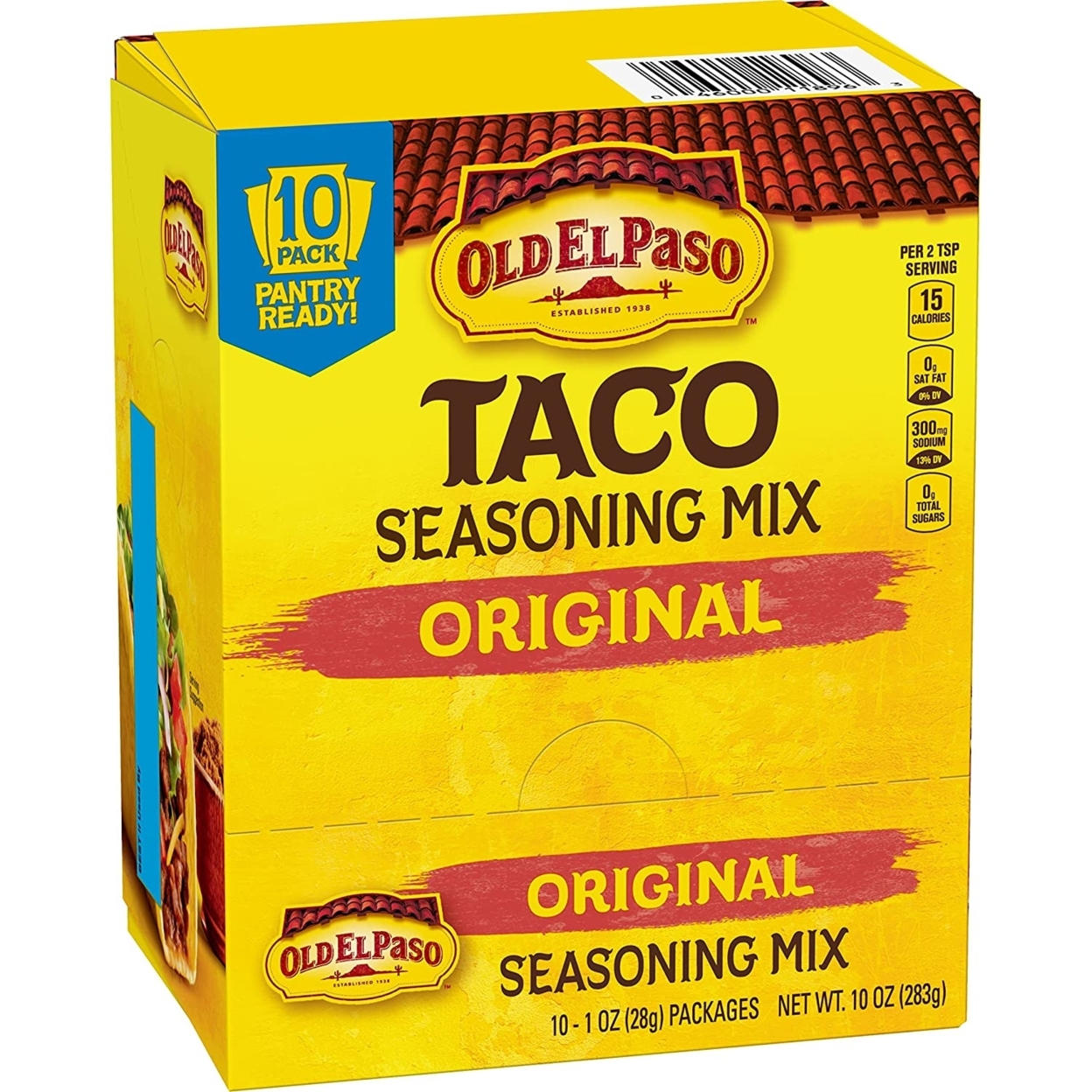 Old El Paso Original Taco Seasoning, 1 Ounce (Pack Of 10)