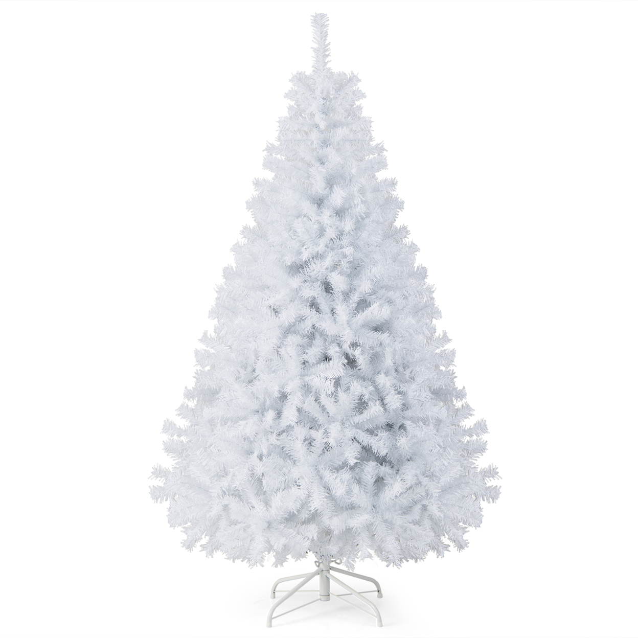 6ft/ 7.5ft/ 9ft White Christmas Tree Classic Pine Tree (White) - 6ft