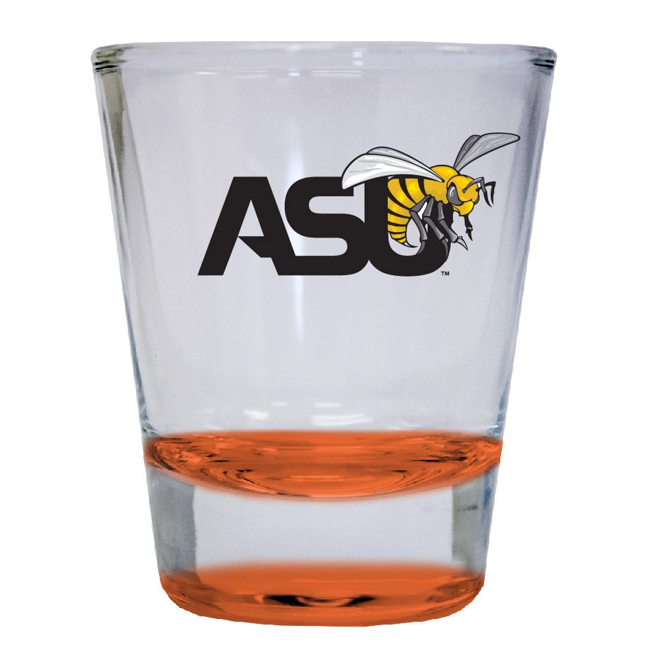 Alabama State University 2 Ounce Color Etched Shot Glasses - Green, 1