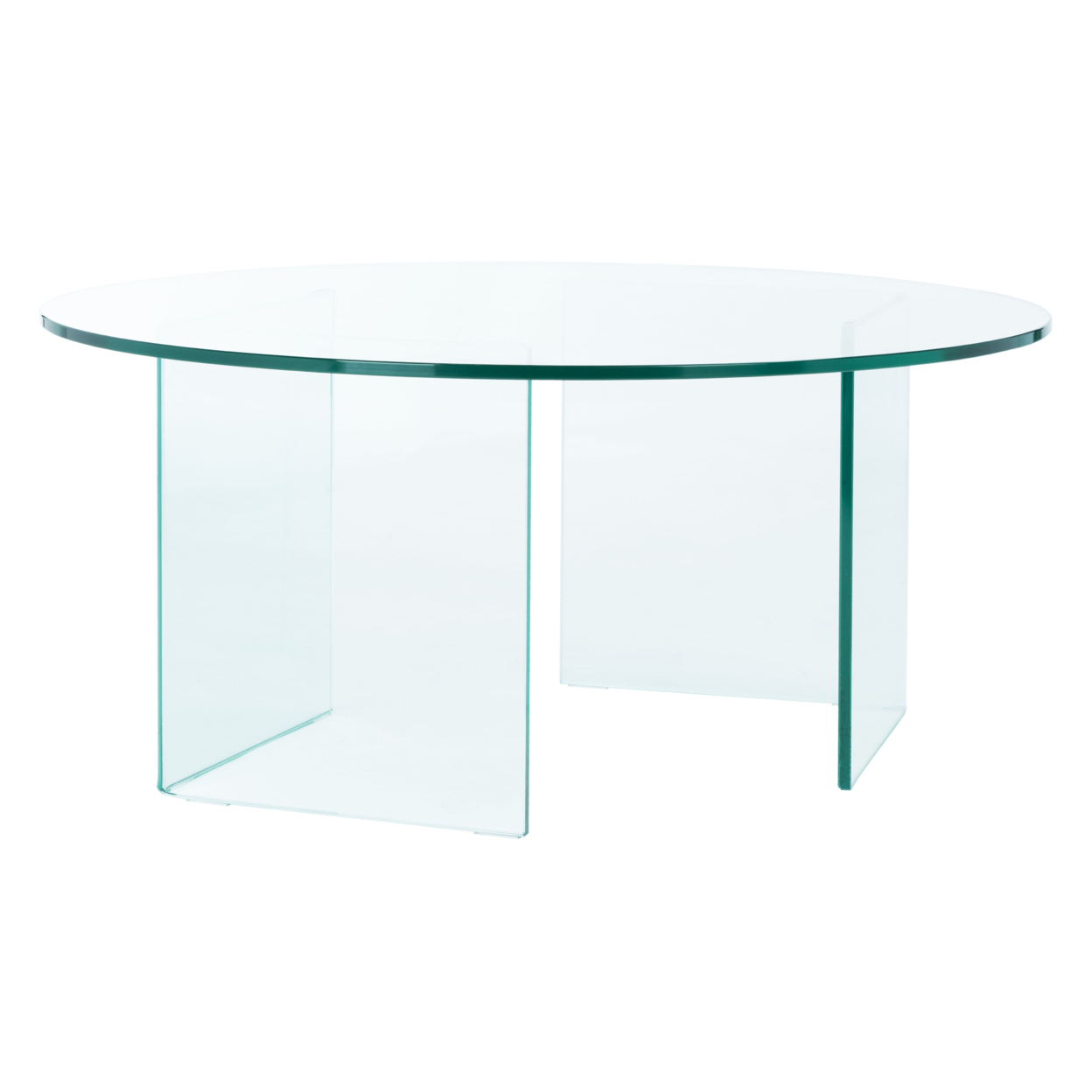 SAFAVIEH Bexon Tempered Glass Coffee Table Clear COF7301A-2/2